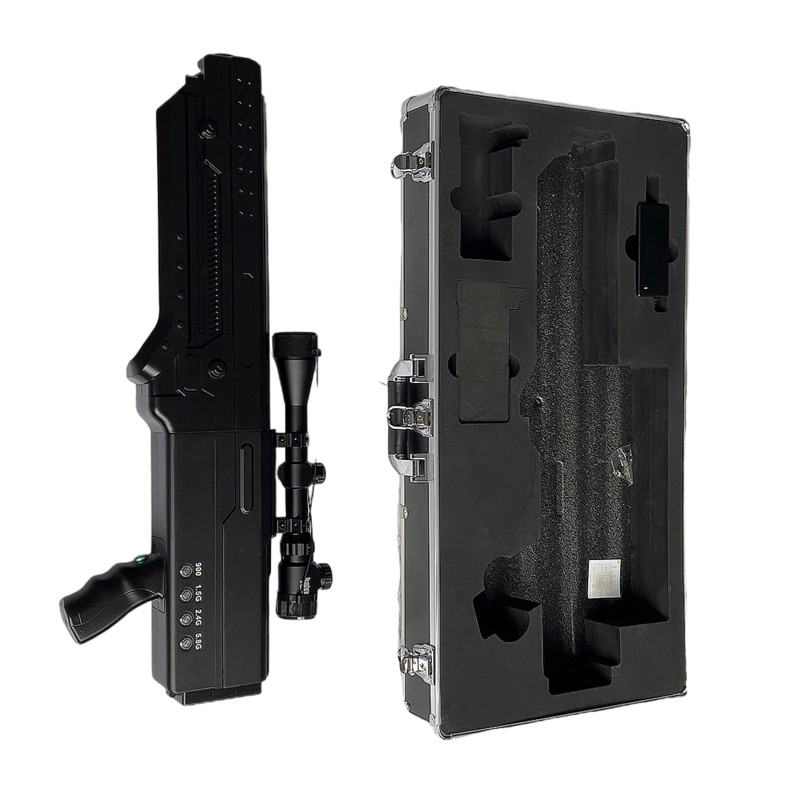  临沂手持便携式枪型低空防御反制四通道A型